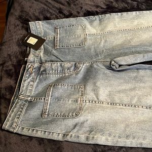 Fashion Nova size 13 button up jeans.